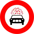 21a)&nbsp;— No vehicles carrying explosives