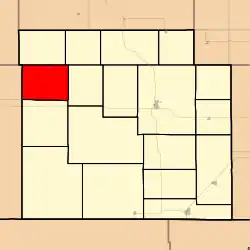 Location in Barber County