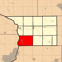 Location in Carroll County