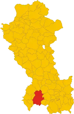 Lauria within the Province of Potenza