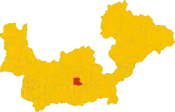 Sondrio within the Province of Sondrio