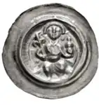 Theodoric the Oppressed (1197–1221), diameter 33&nbsp;mm, 0.86&nbsp;g