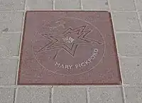 Pickford's star on the Walk of Fame in Toronto