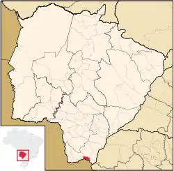 Location in Mato Grosso do Sul state