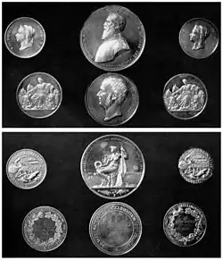  12 medals awarded to McDonald for his work and inventions