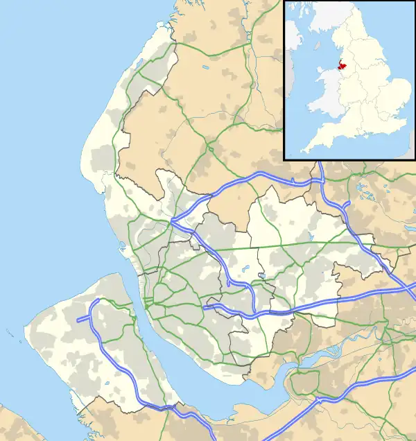 Meols is located in Merseyside