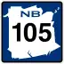 Route&nbsp;105 marker