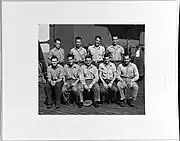 Ship's yeomen of escort carrier USS&nbsp;Makin Island (CVE-93), c. 1945.