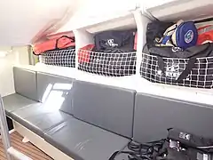 Survivor seating port side