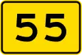 55&nbsp;km/h advisory speed