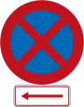 No Stopping (on the left of this sign)