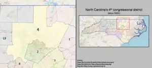 Static map of 2021-3 congressional district
