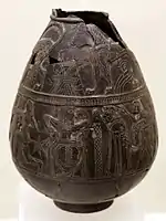 Bucchero olpe, c. 630 BC
