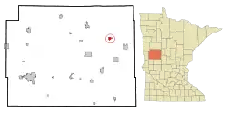 Location of New York Mills, Minnesota