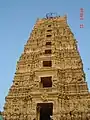 Ksheerarama temple tower is the tallest in Andhra Pradesh at 120&nbsp;ft.