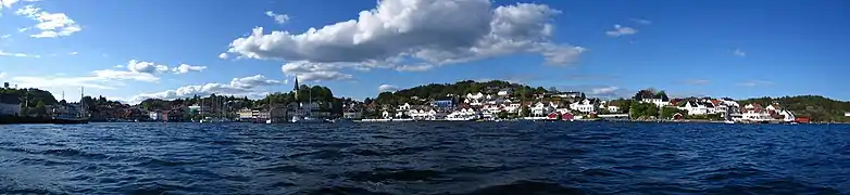 Panorama of Grimstad