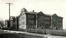 Paris City School and Paris Junior High School (c. 1923), the main building