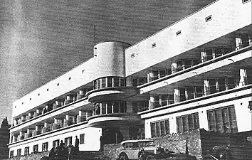 Popper Sanatorium, Predeal, by Marcel Iancu, 1934