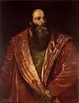Titian: Portrait of Pietro Aretino, c. 1545
