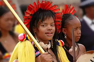 Image 8EswatiniPhotograph credit: Amada44Eswatini, formerly known as Swaziland, is a landlocked country in Southern Africa. The government is an absolute monarchy, the last of its kind in Africa, and the country has been ruled by King Mswati III since 1986. One of the country's important cultural events is Umhlanga, the reed-dance festival, held in August or September each year. This photograph shows Princess Sikhanyiso Dlamini, the eldest daughter of Mswati III, at the 2006 festival.More selected pictures