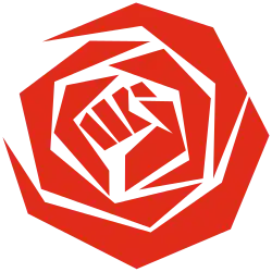 Rose used in modern logos