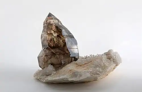 Image 36Smoky quartz, by JJ Harrison (from Wikipedia:Featured pictures/Sciences/Geology)