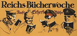 Reichs-Bücherwoche, ca. 1915.