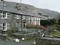 Terraced housing built for quarry workers (Rhiw Bach Terrace).