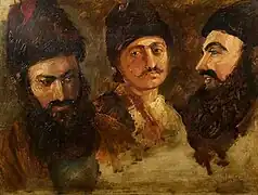 Saith Satoor and Ali Hassan Bey, 1831. Saith Satoor was the protégé of Prince Abbas Mirza, Crown Prince of Persia