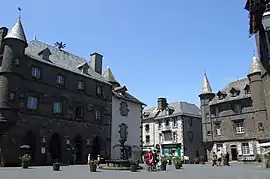 The town hall in Salers