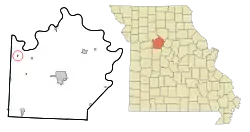 Location of Grand Pass, Missouri