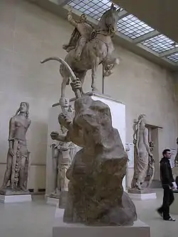 Hall of the plasters of the Musée Bourdelle in Paris