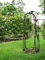 Sculpture in Heritage Rose Garden, Hardingham Workshop, England 1986