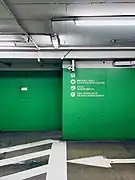 Signage at the San Francisco Civic Center Garage