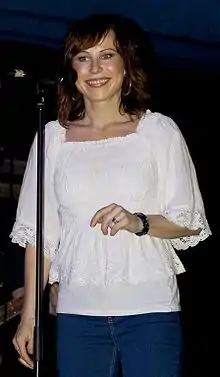 Silje Wergeland of Octavia Sperati band during Budapest concert, 2010.