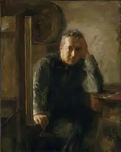 Susan Macdowell Eakins, Portrait of Thomas Eakins, posthumous, c. 1920-25, Philadelphia Museum of Art