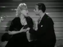 Frances Day (left) and Mackenzie Ward (right) looking at each other.