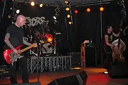 The Meteors performing in Pordenone, Italy in 2006