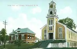 Town Hall and Library c. 1910