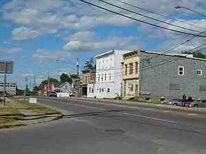 U.S. Route 11 through DeKalb Junction.