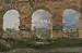 View through three of the northwesterly arches in the Colosseum's third storey