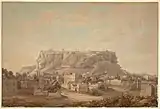 View of Gwalior Fort from the north-west. c. 1790