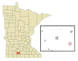 Location of Lewisville, Minnesota