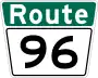 Route&nbsp;96 marker