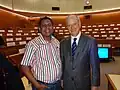 Prof Baharul Islam with Prof Michael J. Sandel at Harvard Business School during the GLOCOLL Class (July 2013)