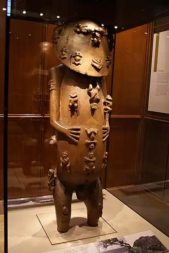 Statue of A'a from Rurutu; probably 18th century; wood; height: 117&nbsp;cm; British Museum
