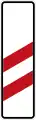 Sign 159-10 / 159-20Two-striped warning for railroad crossing – 160 m distance
