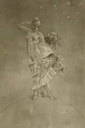 Prostitution and Madness Rule the World (ca.1887-1893) heliogravure, soft-ground etching (24 x 16&nbsp;cm) L.A. County Museum of Art