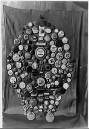 Votes for women buttonsby Mrs. Alice Park(1922)