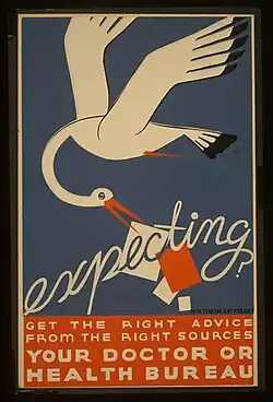 poster recommending professional medical advice